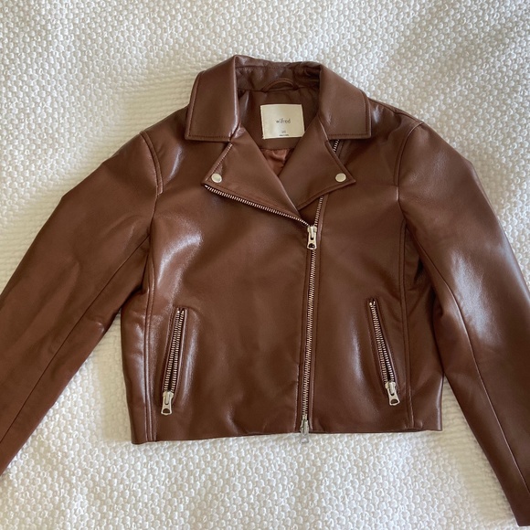 Wilfred Free Vegan Leather Jacket - Picture 1 of 2
